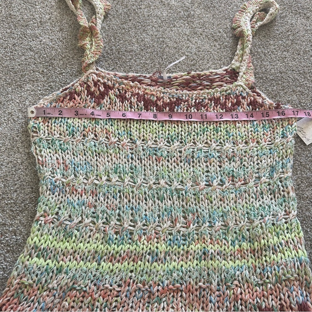 Free People Palmetto Ioen Sweater tank L NWt - Picture 8 of 9